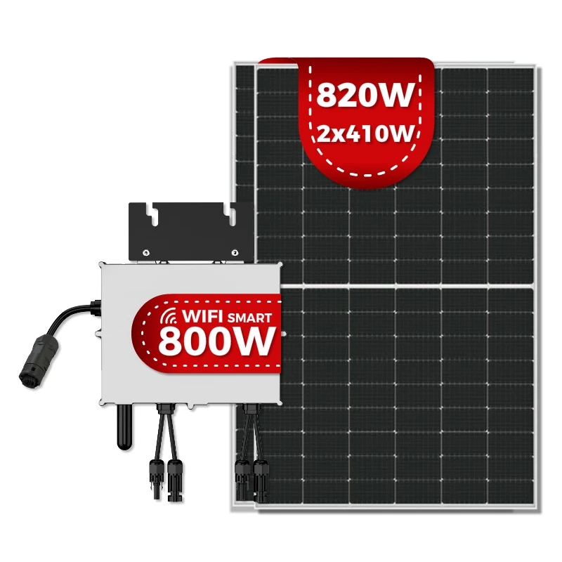 Solare Fotovoltaico Plug And Play 600w 800w Germany On Grid Solar Mounting Wifi Panel Energy System Ac Module Balcony Mount