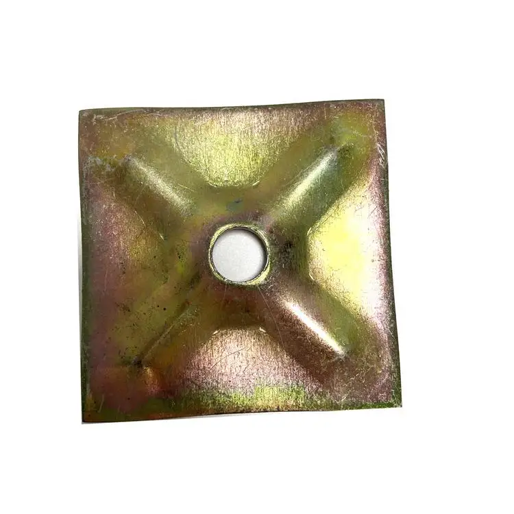Manufacturer Steel Cone Formwork Tie Rod Galvanizing Pressed square  Waler Plate