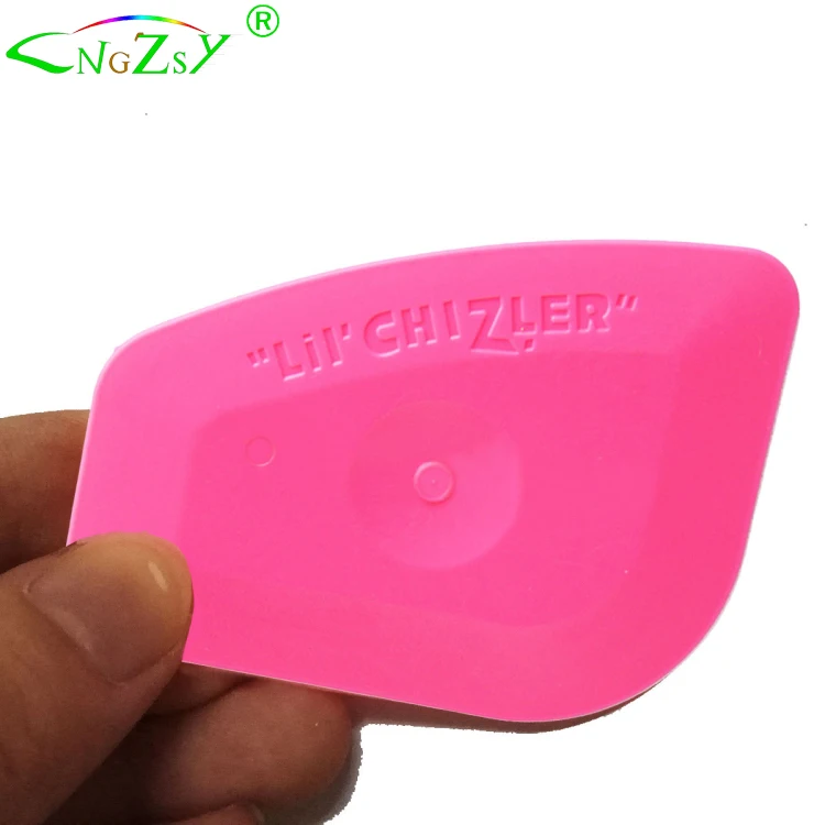 Car Sticker Vinyl Film Wrap Squeegee Tinting Tools Window Cleaning Washer Decal Corner Pink Scraper