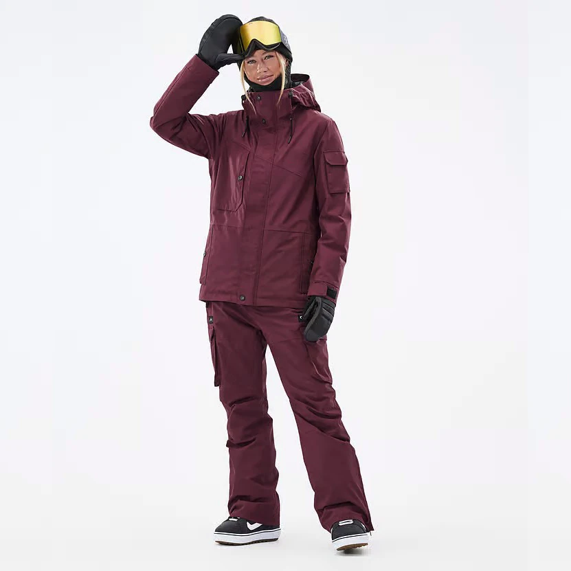 AMW Wholesale Winter Soft Waterproof Windproof Warm Custom Breathable Snow Wear Winter Soft Waterproof Windproof Warm Ski Suit