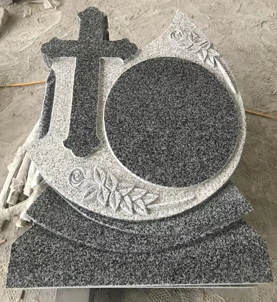 Best Black Granite Headstone Design Monument Natural Granite Headstones With European Style For Memorials