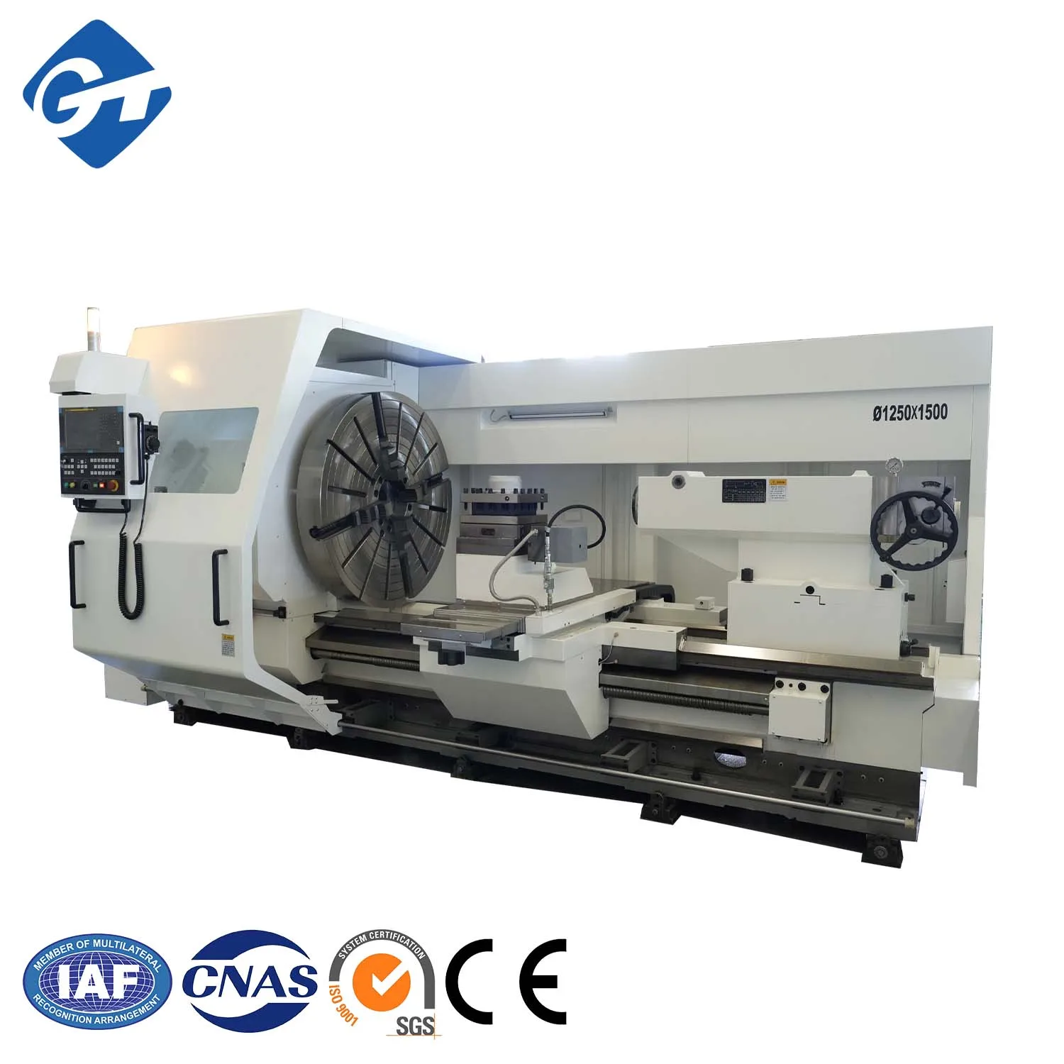 GT DMTG CK61125M Horizontal Lathe Tools Cnc Flat Bed Cnc Lathe Tornos Cnc Demetal Pequenos