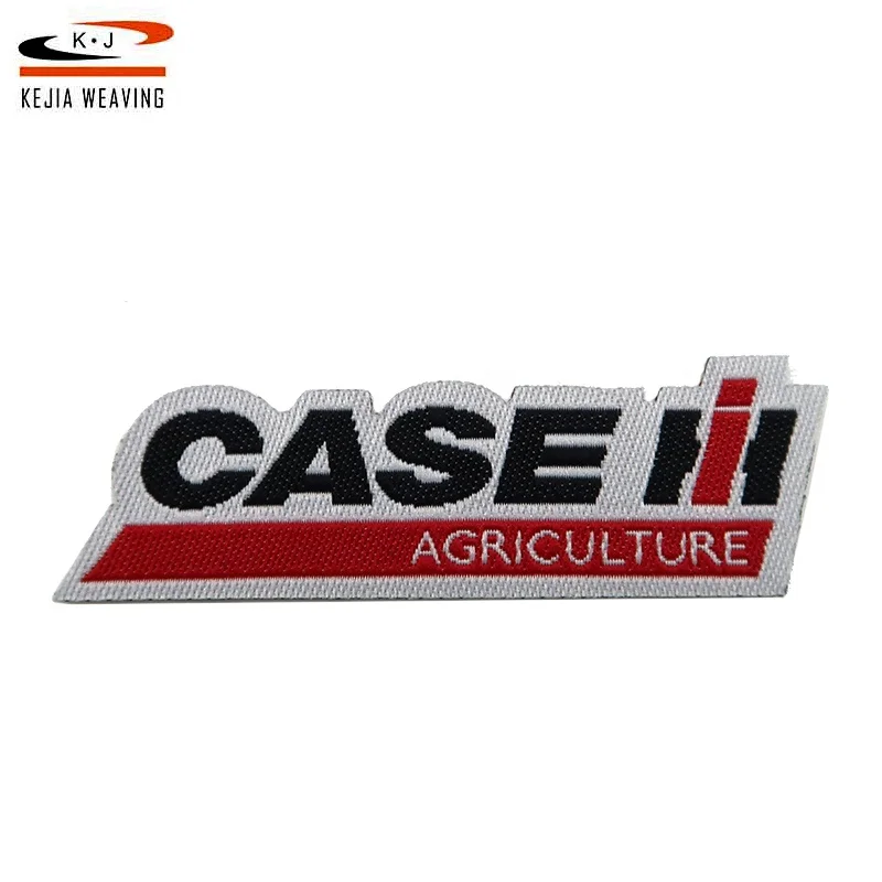 Factory  High Ranking OEM Custom Designs Woven Patch Peach for Sublimation