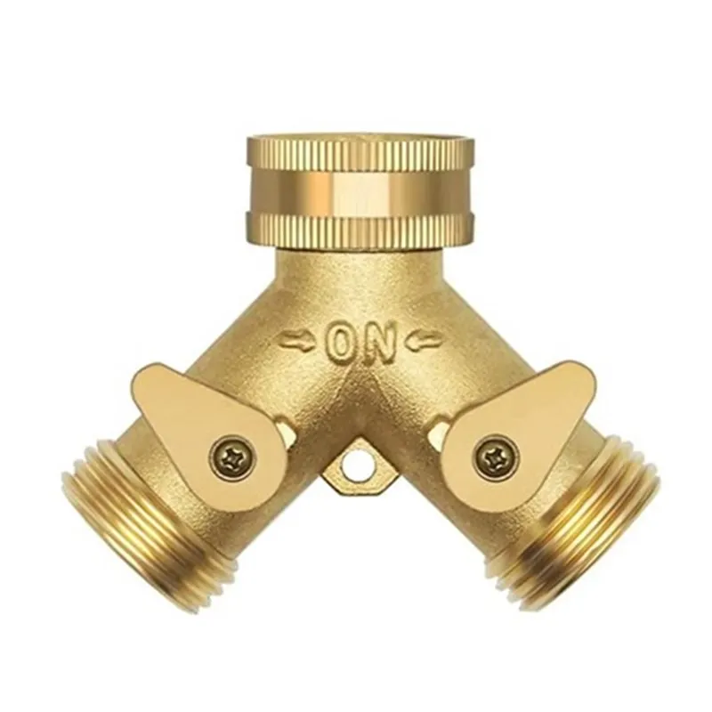 Best Price Rv Sewer Hose Y Split Connector  with Shutoff Wholesale Water Splitter 2 Way Heavy Duty