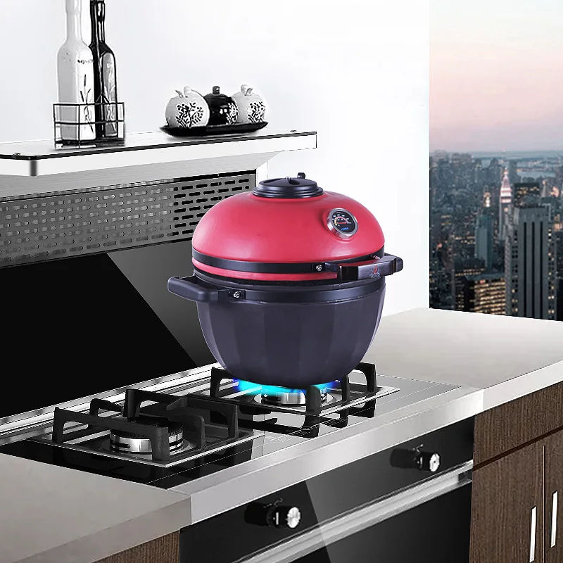 Новый запатентованный керамический термометр kamado для приготовления яиц на