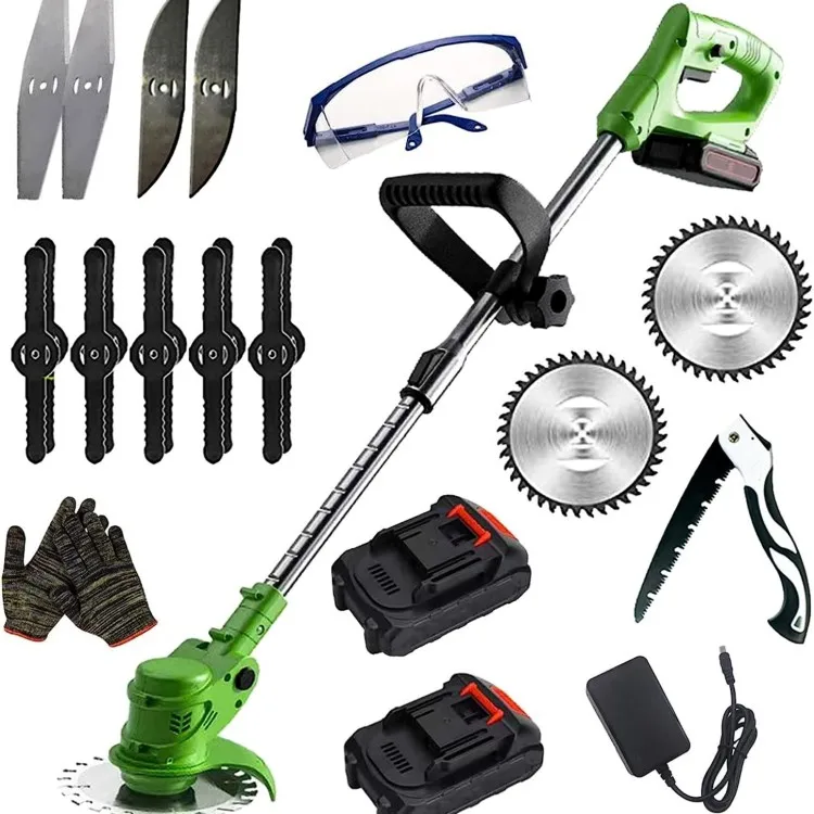 New Garden Tools Mini Grass Trimmer Portable Battery Electric Brush Cutter