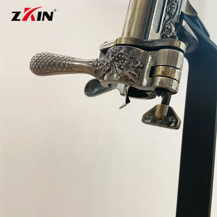 luxury wine bottle opener heavy duty zinc alloy safety easy manual wine opener table top corkscrew wine bar accessories