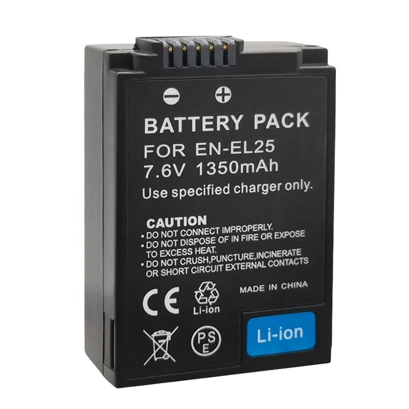 In stock EN-EL3E EN-EL3A EN-EL9/EL9A EN-EL14/EL14A EN-EL15 EN-EL25 Rechargeable digital camera battery