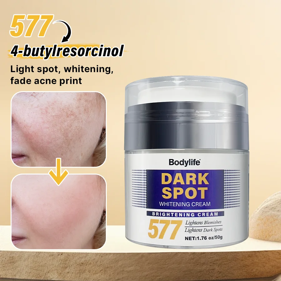 Collagen Vitamin E Pearl Infused Face Cream Pimples Melasma Dark Spots Freckles Removal-Strong Bleaching Whitening Effect