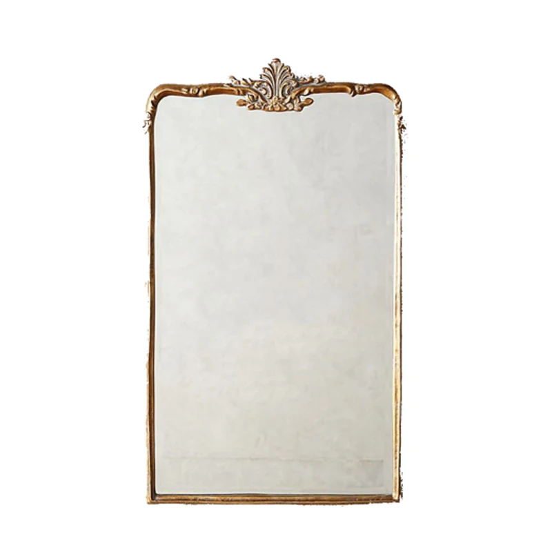 Художественное водонепроницаемое зеркало для ванной комнаты, Настенное подвесное элегантное Европейское кресло, крыльцо, украшение на стену