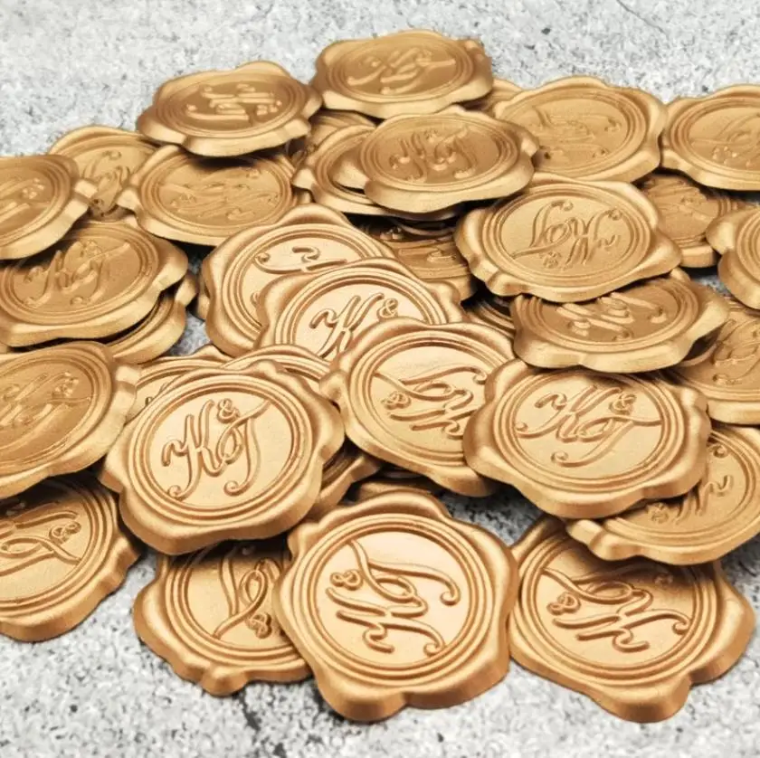 3D Custom Logo Decoration Candle Wax Seal Sticker