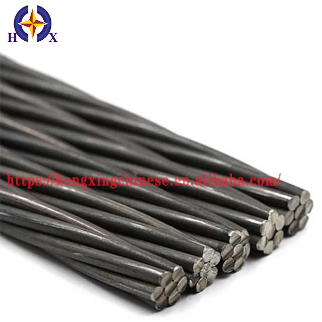 ASTM A416 Steel Strand High Strength 1860 Mpa 7 Wire Low Relaxation PC 12.7mm 15.2mm 15.7mm Angang Wire Rods Drawn Wire Hengxing