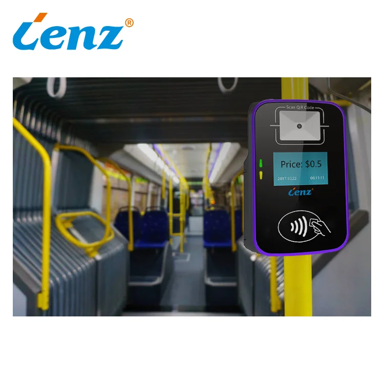 EMV bus validator for smart card payment 3g 4g gps qr code nfc mobile payment linux bus card validator
