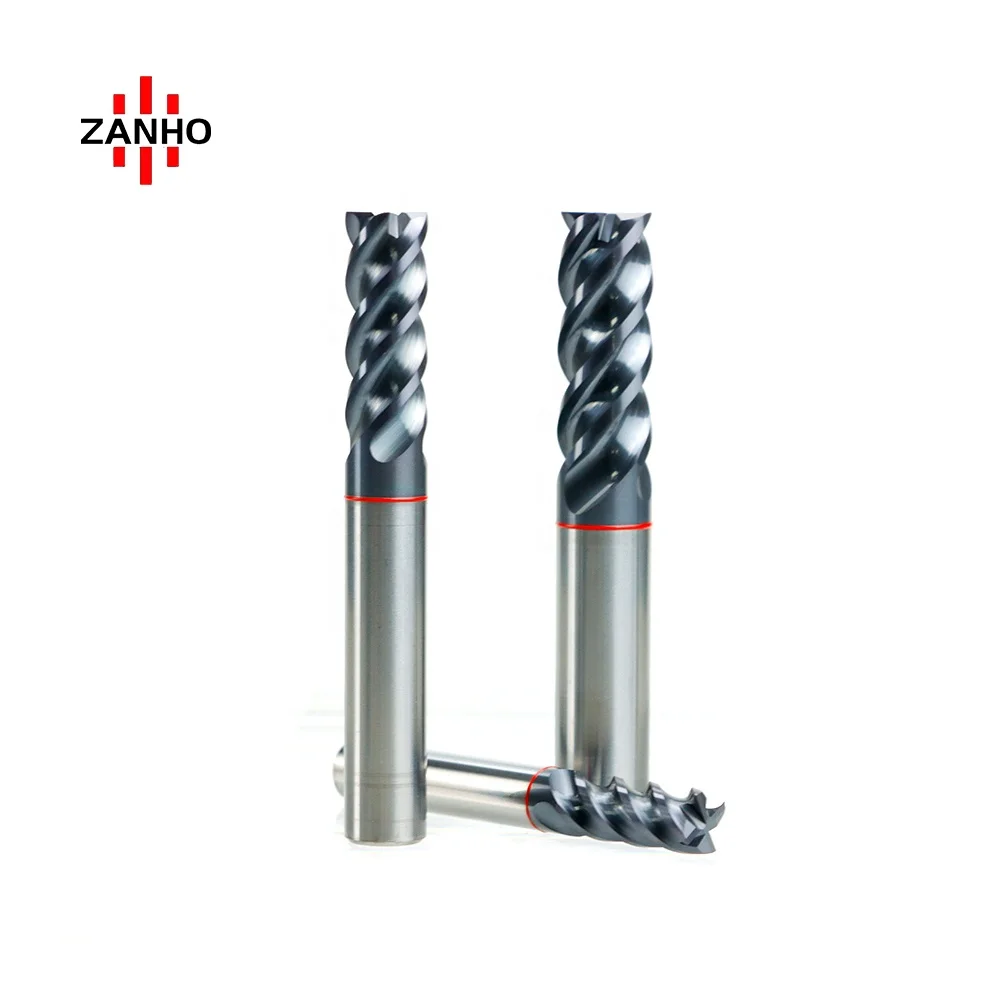 Side Flutes Standard Length End Mills Processing Tungsten Steel Milling Cutter Tungsten Carbide End Mill