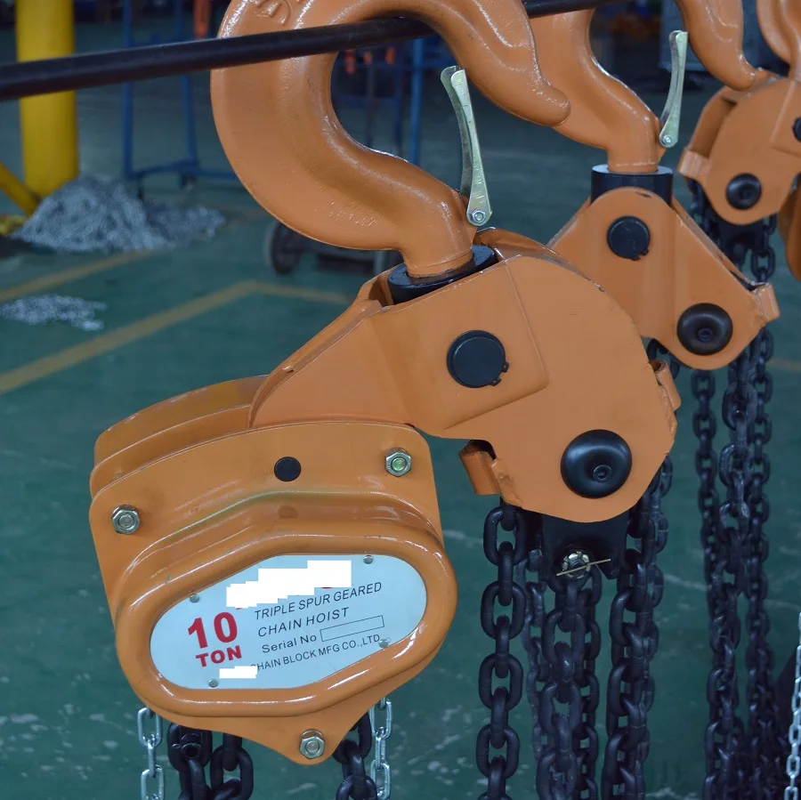 Hot selling Lifting Chain Block for Lifting 10T 5M, mini chain block pulley 20 ton 30 ton 50 ton