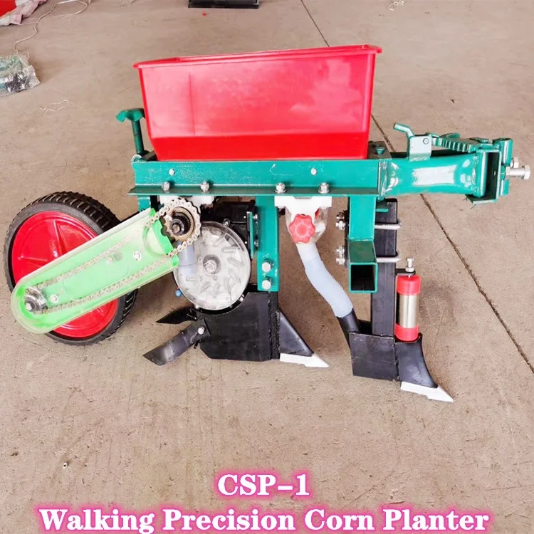 Hand Held Corn Soybean Sowing and Fertilization Integrated Machine Planter No Tillage Machine Maize Planter Machine 2 Rows SCP-1