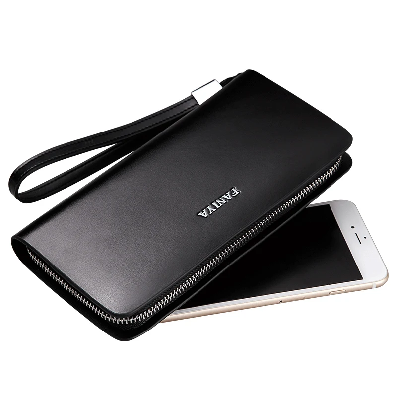 Multi Function Leather Wallet Men Slim Phone Holder Custom Card Holder Wrist Party Purse Ladies OEM Wallet Women