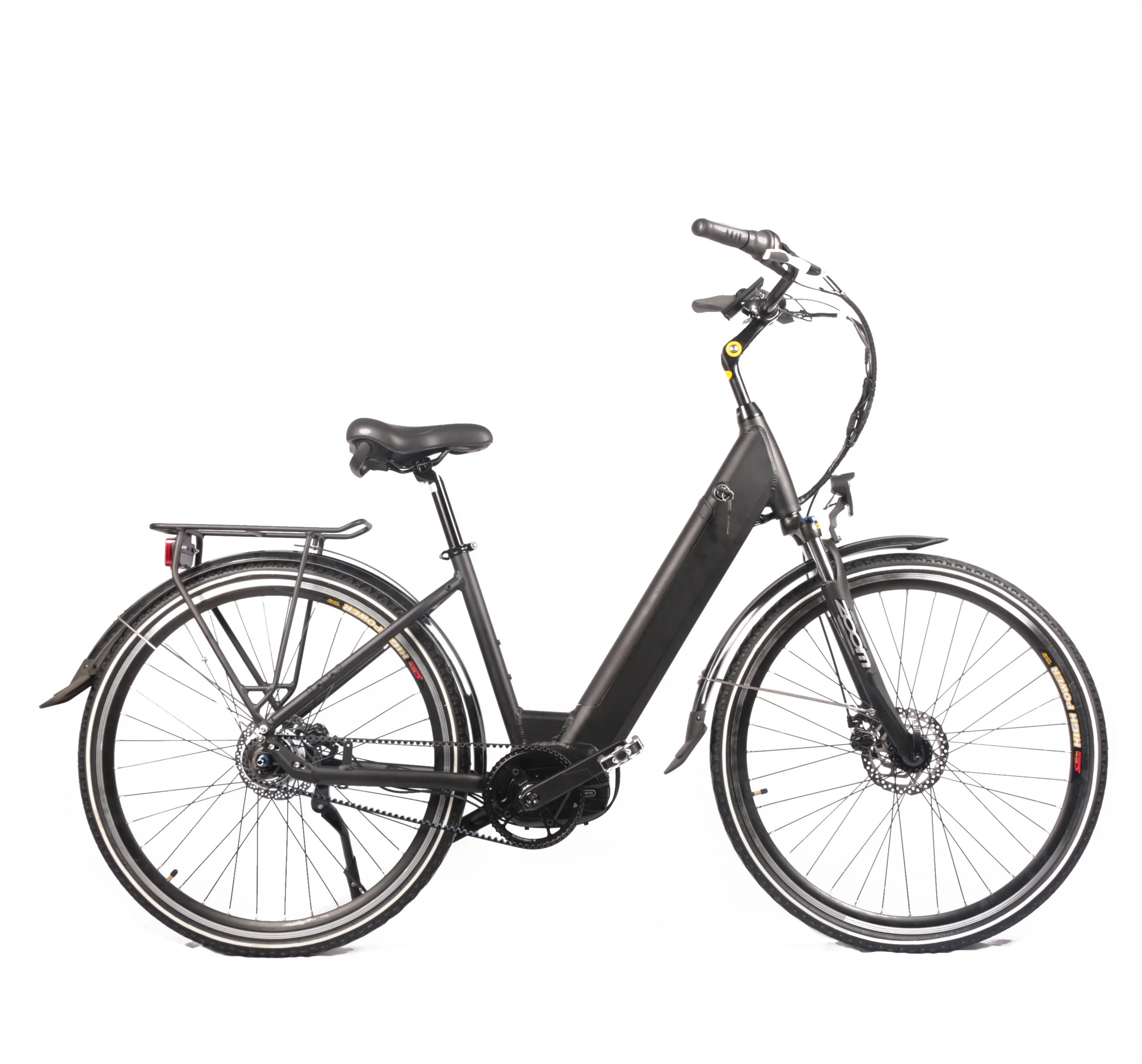 High Quality 48V 350W Bafang M420 Mid Drive Electric City Bikes 8 Speed Shimano Nexus Hub LCD Gates Belt Drive Torque Sensor