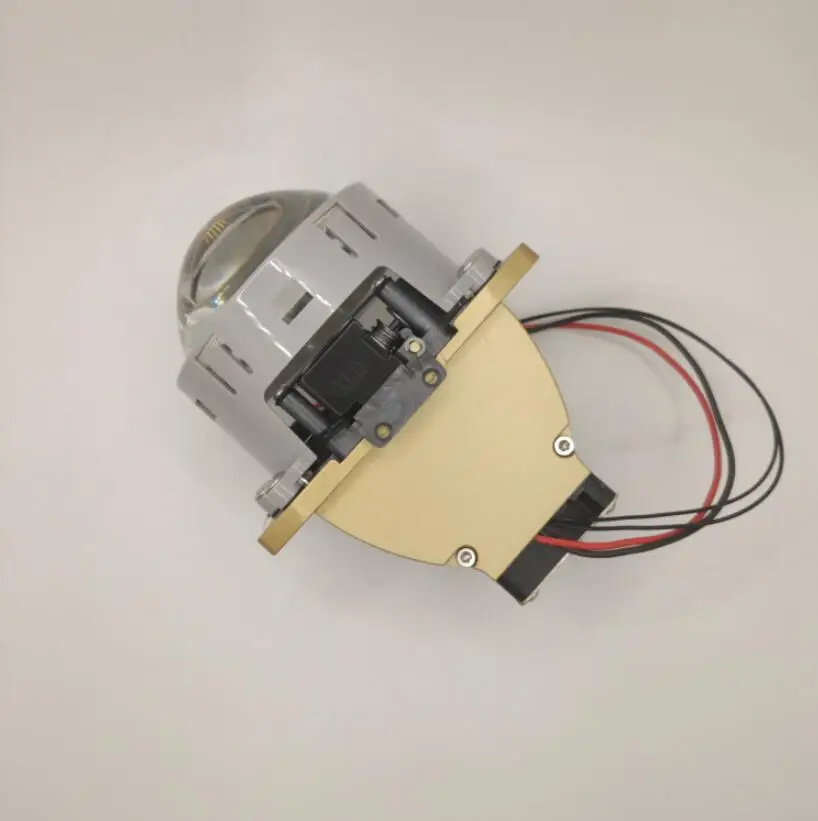 BS001 3 Inches LED Projector lens 100W 10000LM 6500k Lighting focus plug and play with high low beam hydraulic fan headlight