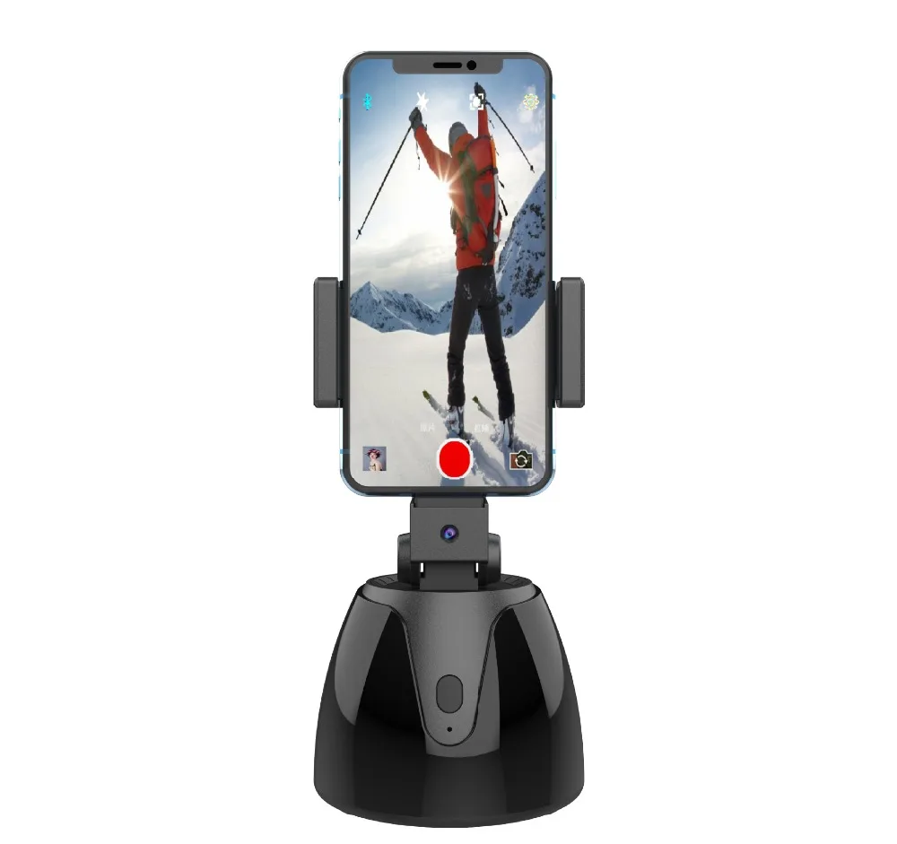 360 Rotation Auto FaceTracking Holder Live Broadcast Streaming Smart Shooting Selfie Camera Phone Mount