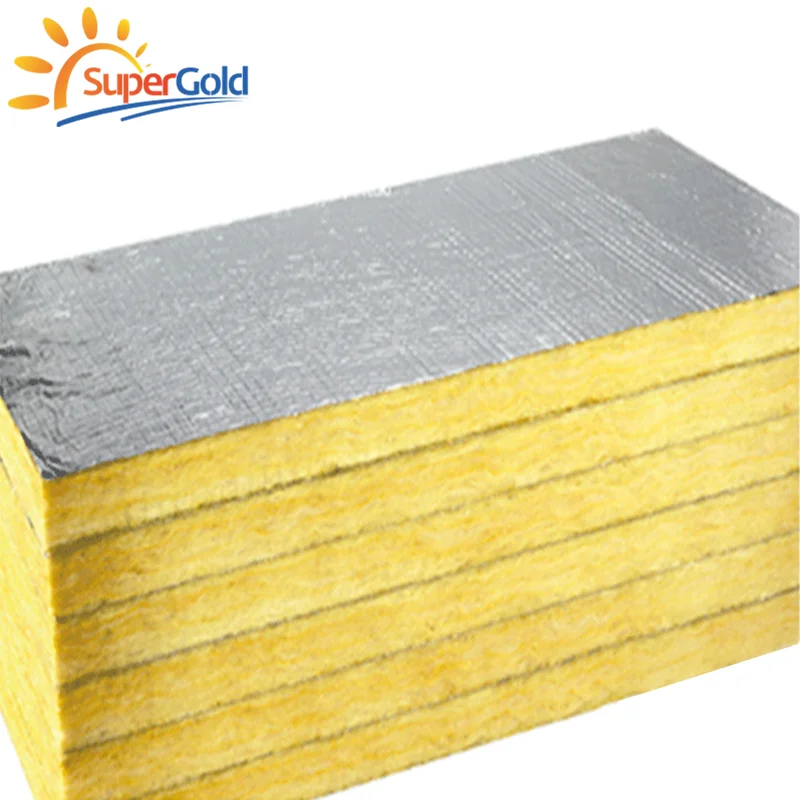 SuperGold теплоизоляционные материалы алюминиевая фольга облицовочная Стекловолоконная доска 70 мм толщина