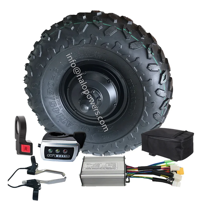 36V 48V 350W dc low speed high torque wheelbarrow hub motor 14.5 inch electric wheelbarrow motor agricultural electric motor