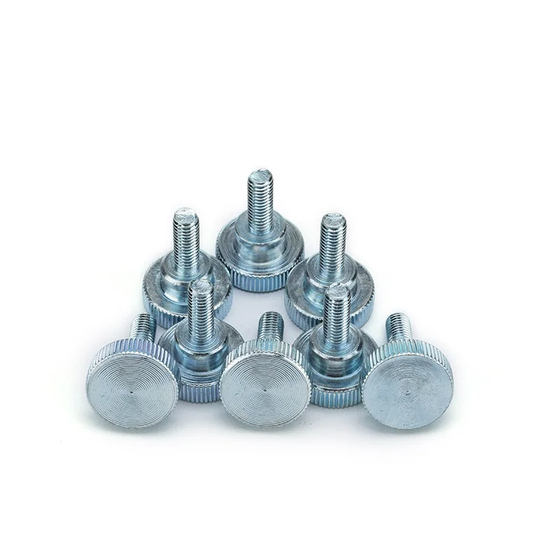 knurled head thumb screw flat big head knurled step shoulder screw bolt