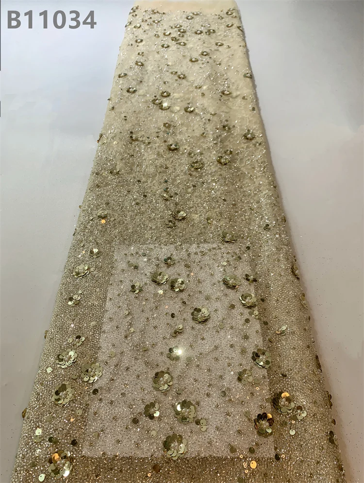 New Design African Lace Embroidery Fabric Sequins Colorful Lace Fabric Wholesale