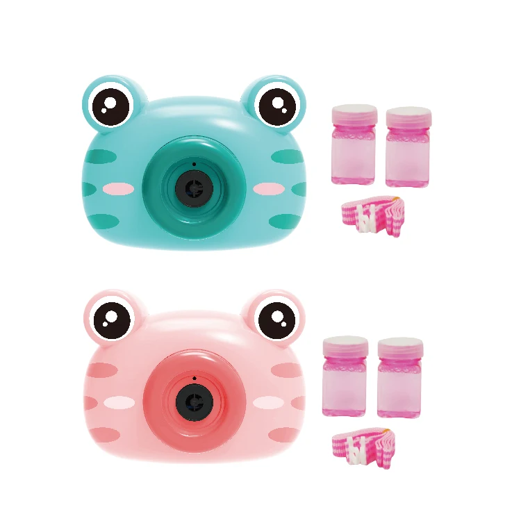 Maquina camara de burbujas juguetes де jabon футболка с изображением лягушки камера шар воздуходувки игрушка машина для производства пузырьков