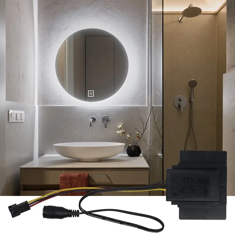 TUODI DC 5V-24V Touch Sensor Switch for Bathroom Mirror LED Light Capacitive Touch Switch Smart Glass Capacitance Sensor Module