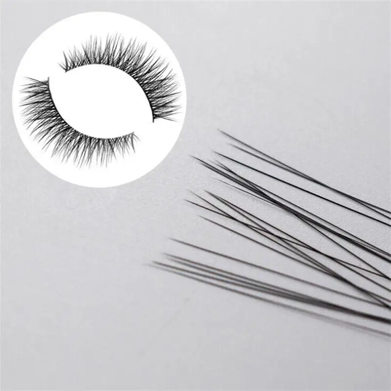 Накладные ресницы из необработанного волокна