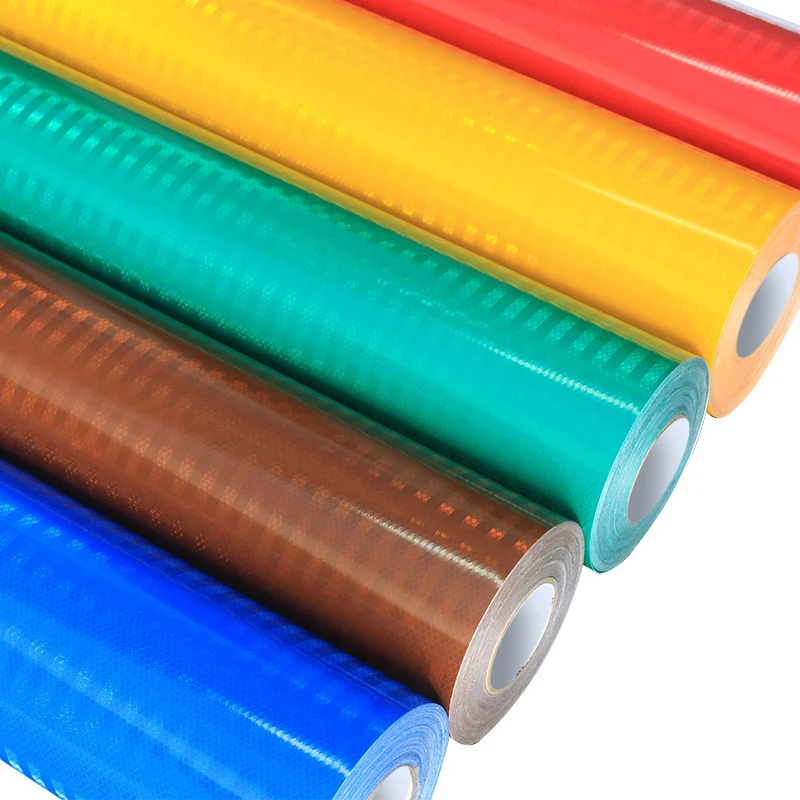 Wholesale Manufacturer Printable Acrylic Egp Reflective Film Micro Prismatic Retro Reflective Sheeting Material For Traffic Sign