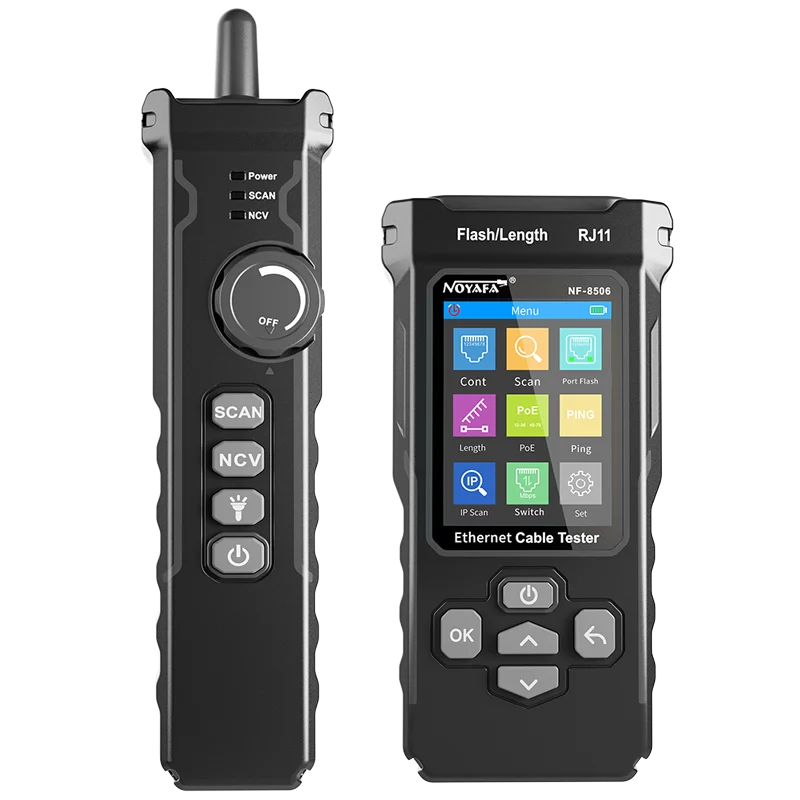 NOYAFA Best BT POE Tester NF-8506 Lan Network RJ45 Cable Tester With NCV Function