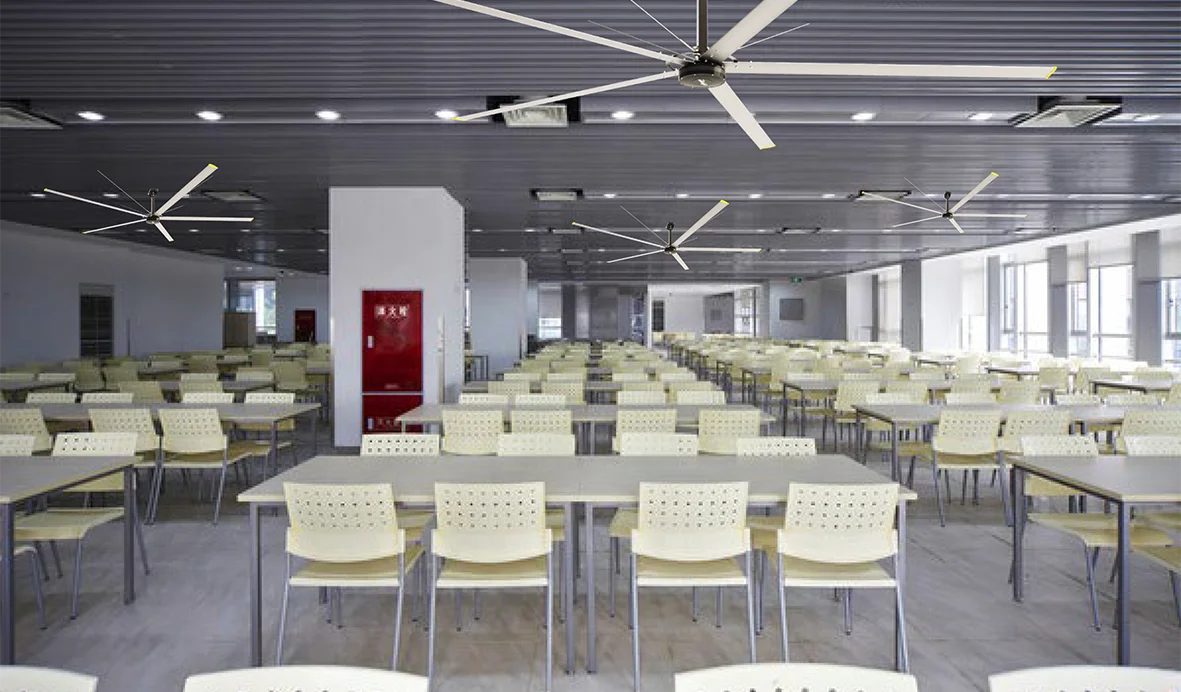 10ft 12ft 16ft energy saving commercial big hvls ceiling fan