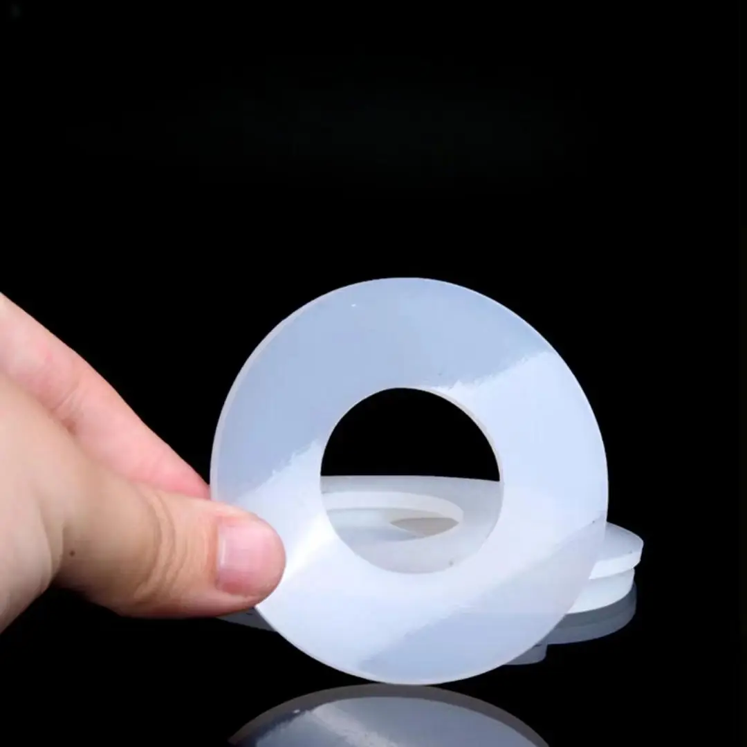 Factory transparent clear  silicone material rubber seal washer gasket