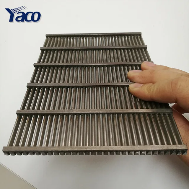 stainless steel square shaped profiled wire wedge mesh screens filter nozzle and grates custom