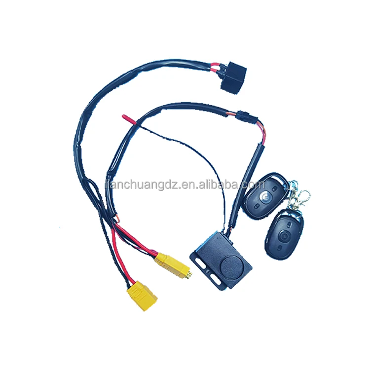 36-72V electric bicycle scooter anti-theft alarm system remote control alarm customize