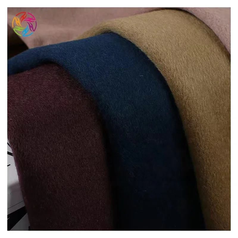 High Quality Soft Hand Feeling 100% Cashmere Knit Fabric By The Yard For Coat