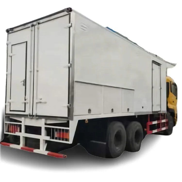 DFAC cold storage trucks 6x4 LHD 1SUZU 15T 5C to 20C double control thermo king  cold room container refrigeration box trucks