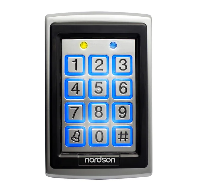 13,56 кГц или EM-ID мГц Металл Автономный RFID дверь контроля доступа читатель с клавиатурой