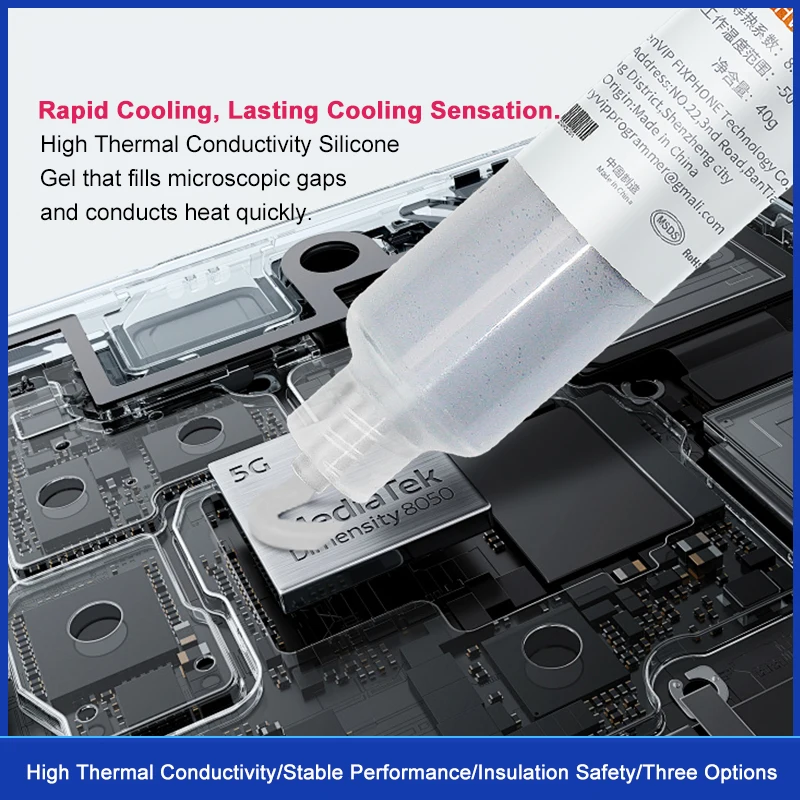 Cooling Cooling Cooler Heat Sink Thermal Conductive Silicone Compound Grease Paste For CPU PC GPUCooler