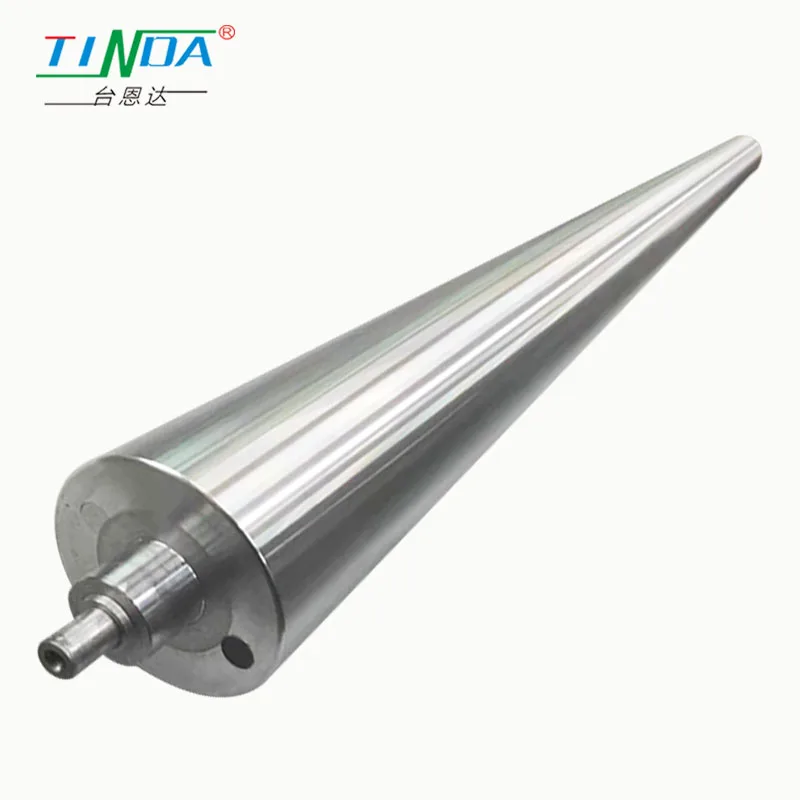 The customer order  Fixed roller with shaft coated roller weldment Nip Roller