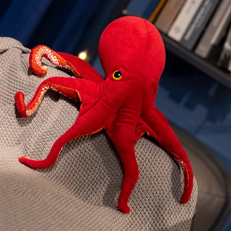 Hot Selling Lifelike Soft Ocean Sea Animal Stuffed Plush Octopus Toys Sea Animal Aquarium Souvenir Gift
