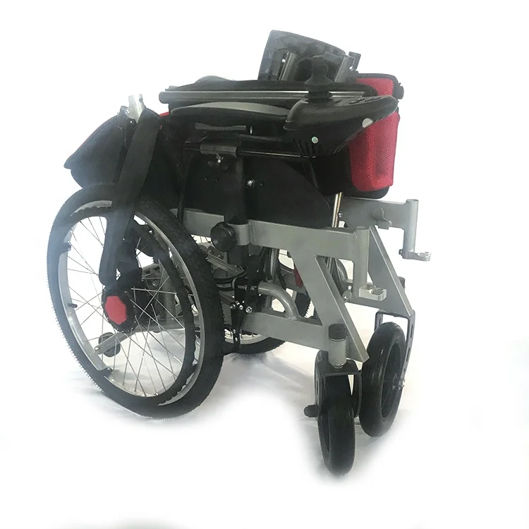 20A steel frame lightweight wheel chair active folding electric wheelchair for disabled people