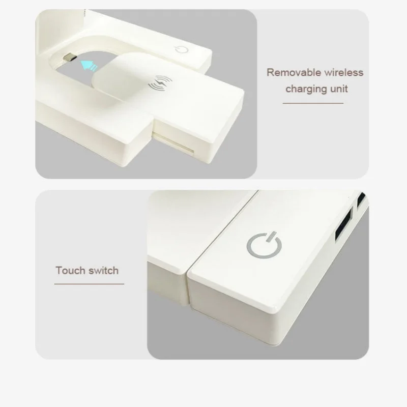 Touch Sensor Dimmable Smart Night Light Lamp Floating Bedroom Home Decor Desk Lamp With Wireless Charger