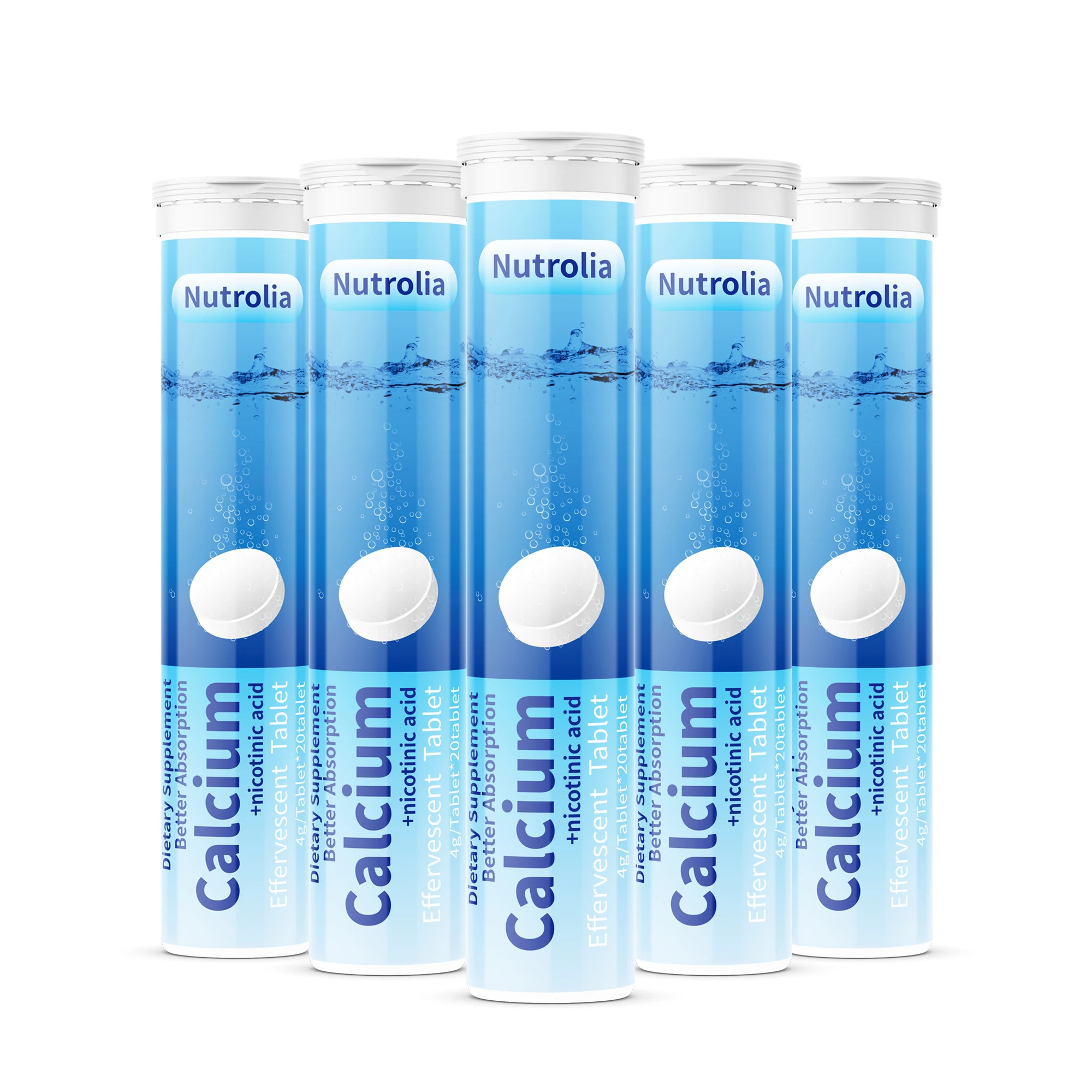 Wholesale Nutrolia high quality calcium effervescent tablet