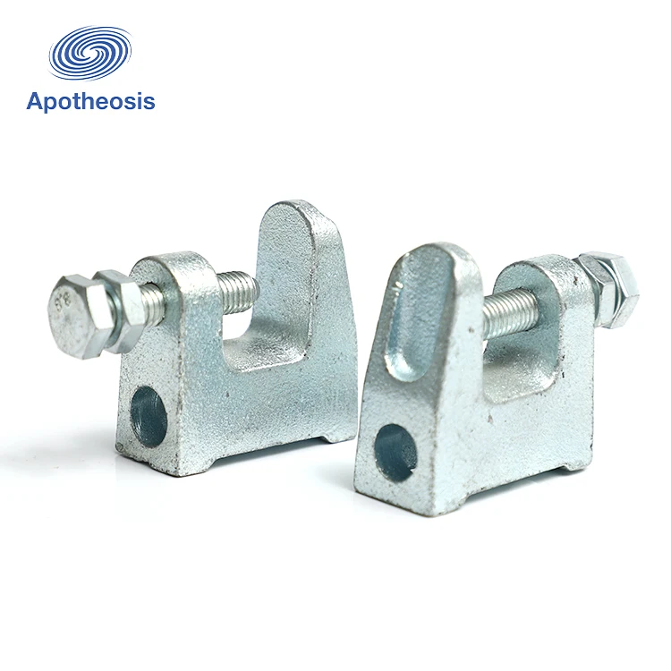 Customized lifting i ss304 ss316 stainless steel beam clamp g clamp