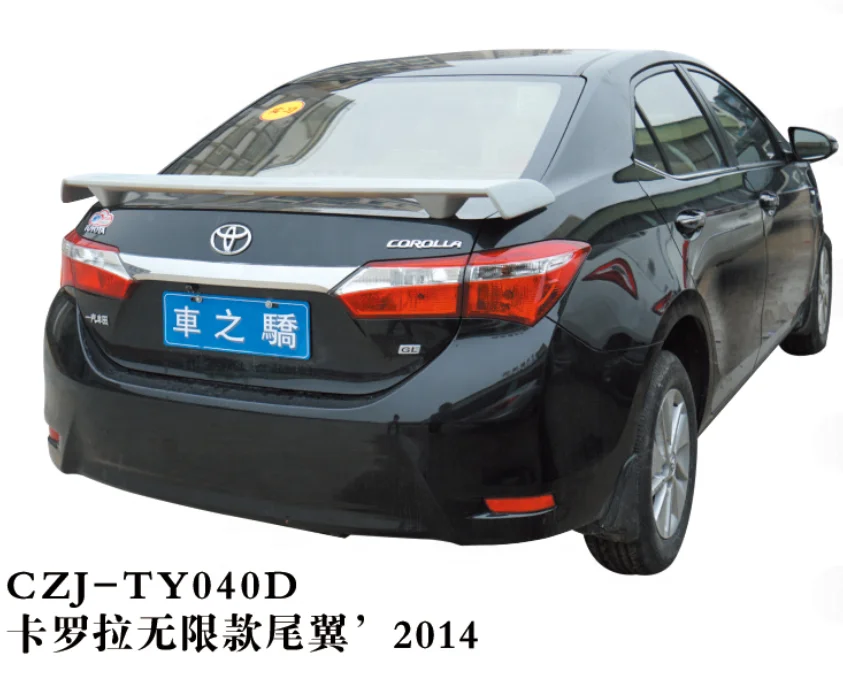 Спойлер из АБС-пластика для COROLLA 2014 CZJ