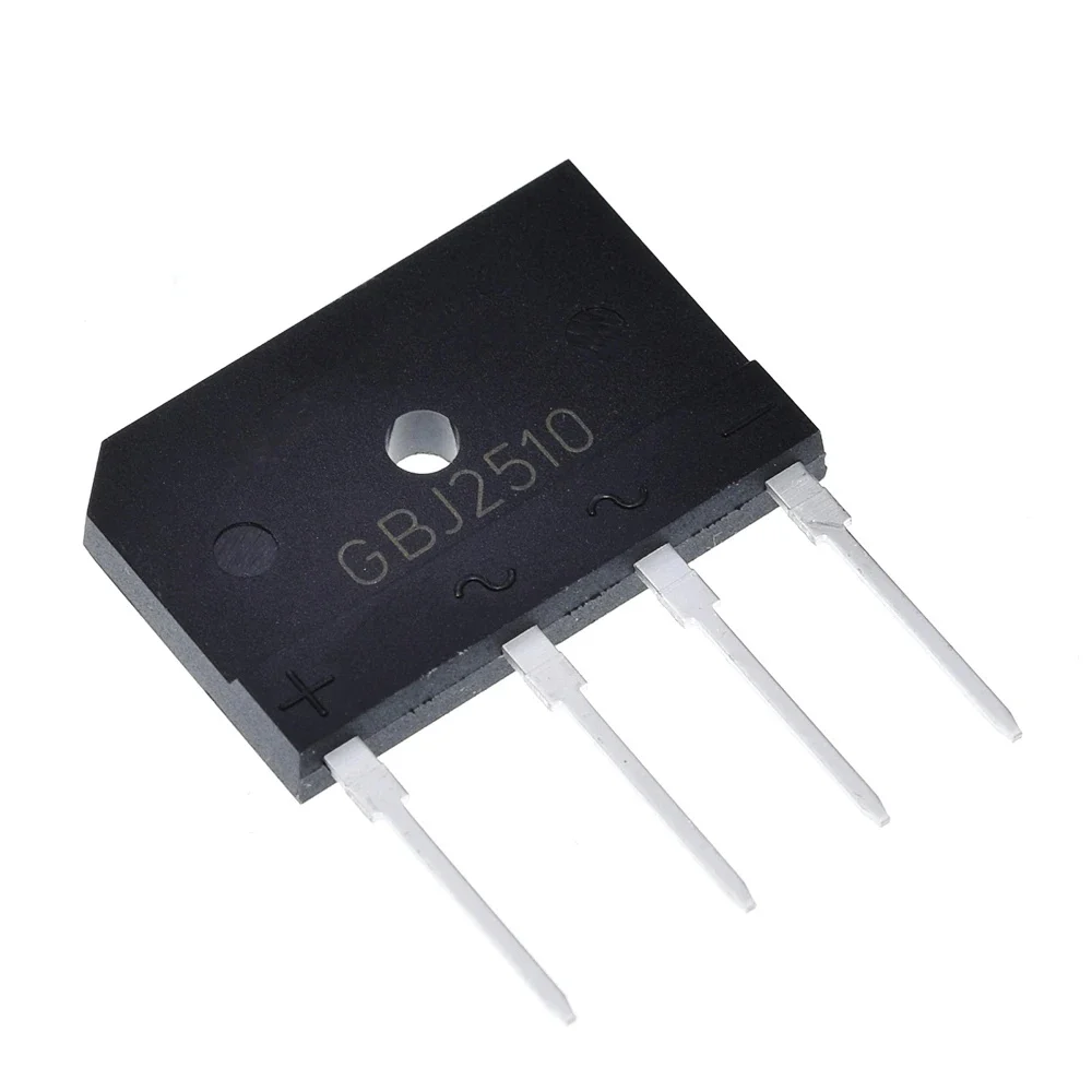 5pcs 25A 1000V diode bridge rectifier gbj2510 ZIP In Stock