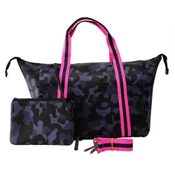 2021 Neoprene travel bags wholesale foldable travel duffel bag neoprene waterproof gym duffel bag